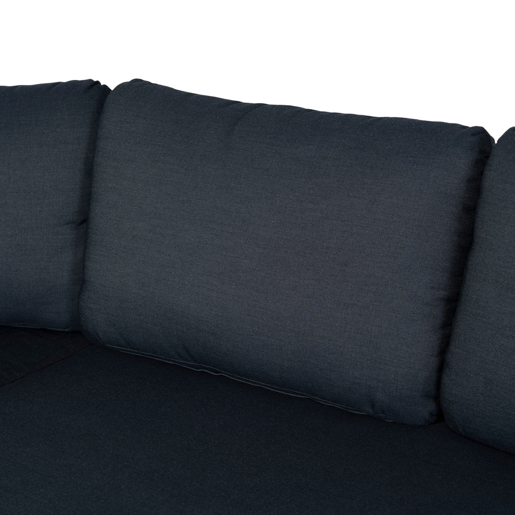 2pcs Outdoor Corner Lounge Set - Royal Dark Grey