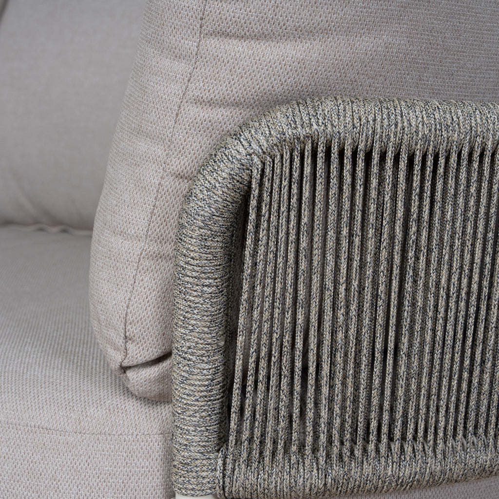 Outdoor Corner Sofa - Light Brown