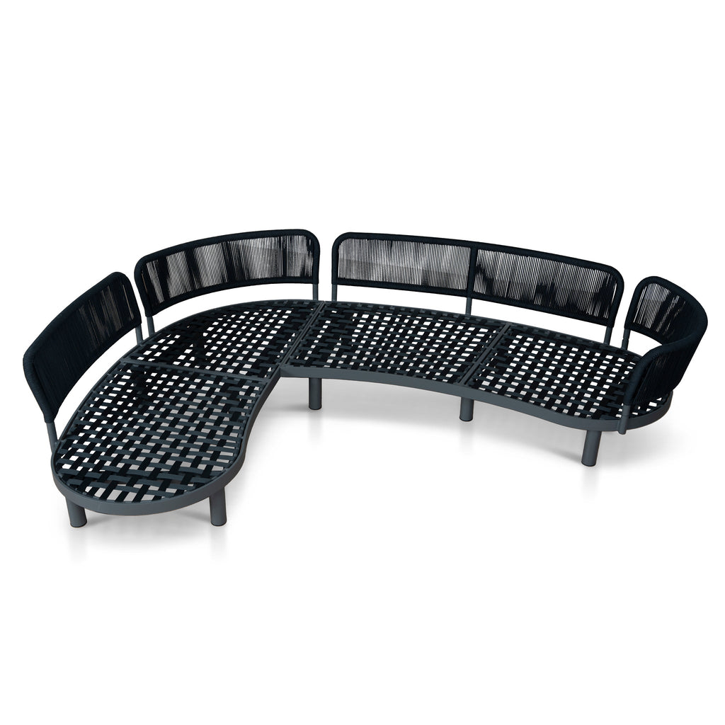 Outdoor Corner Sofa - Royal Dark Grey