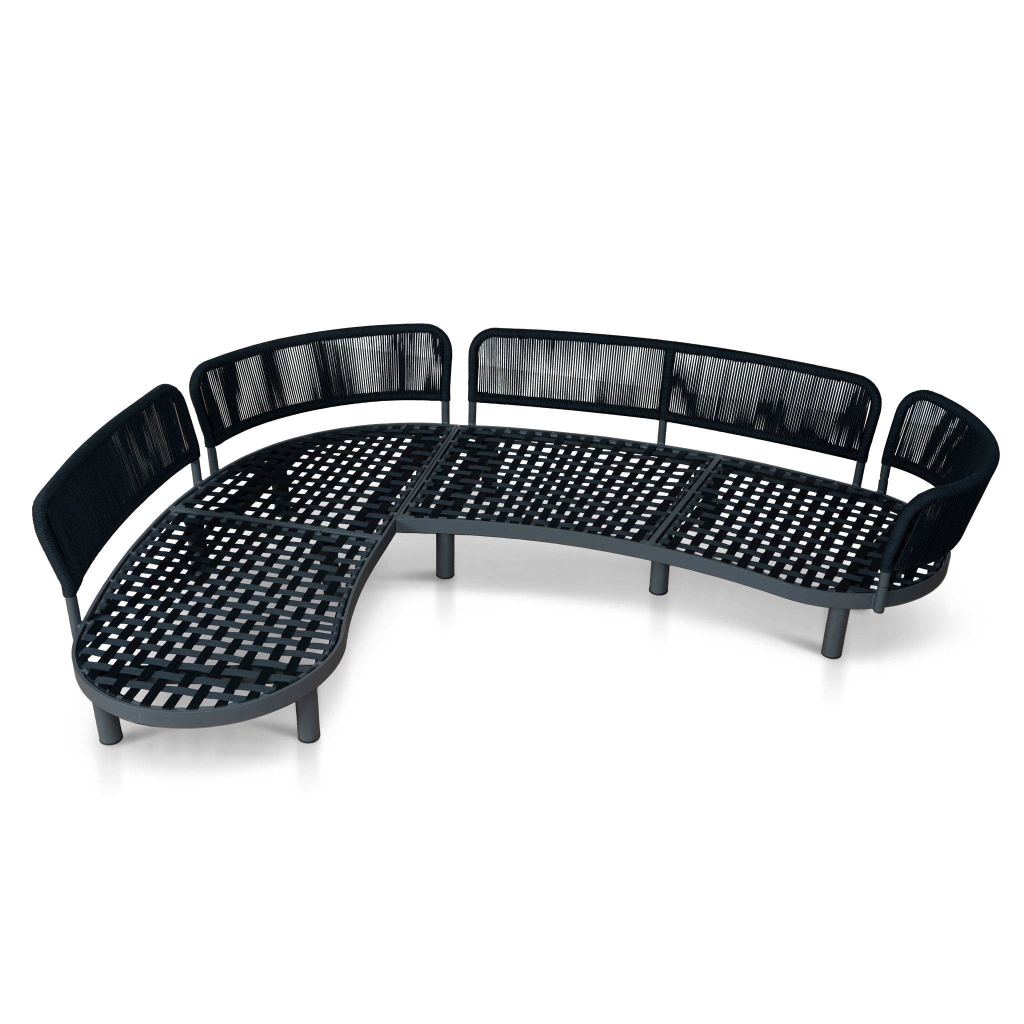 Outdoor Corner Sofa - Royal Dark Grey