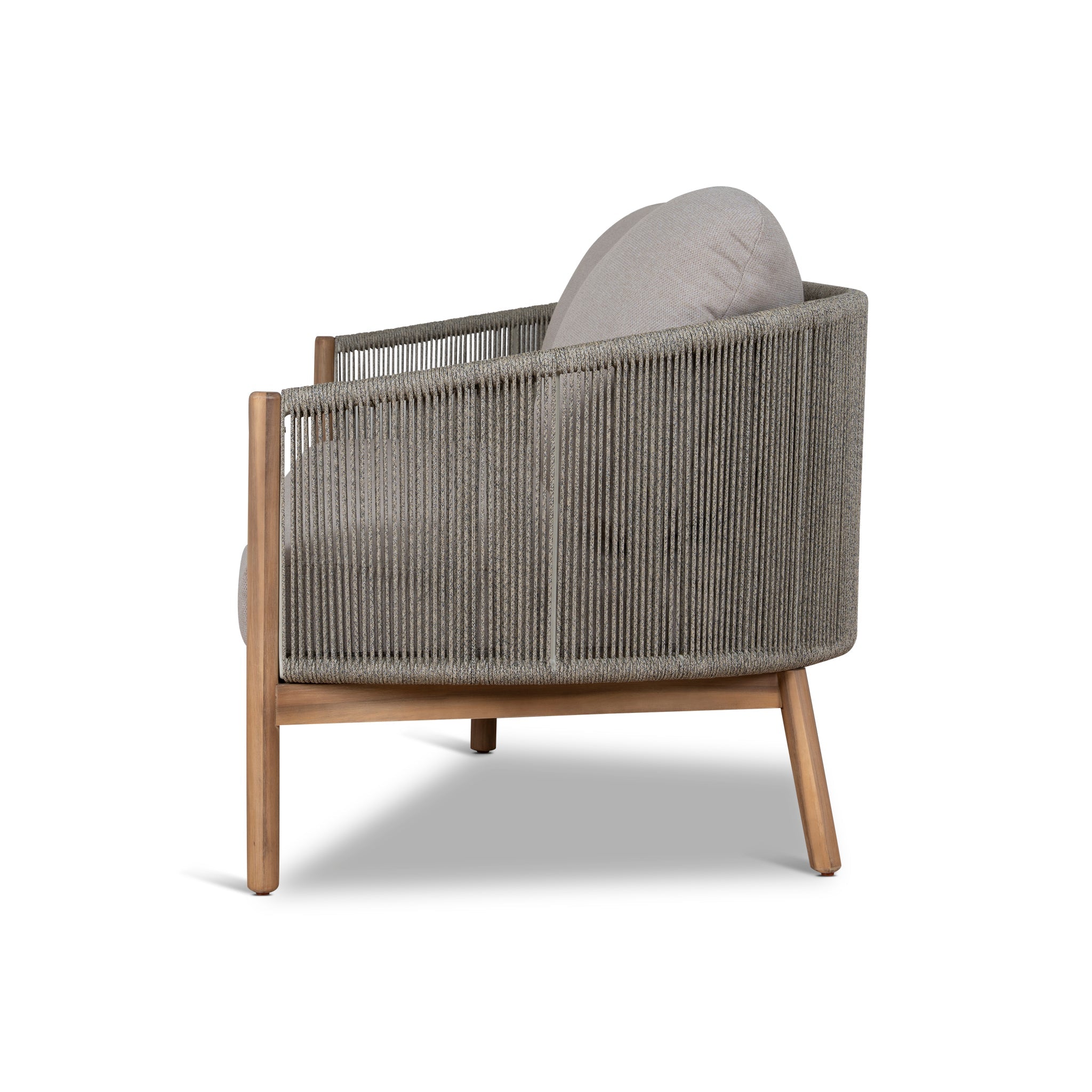 4pcs Outdoor Lounge Set - Light Brown