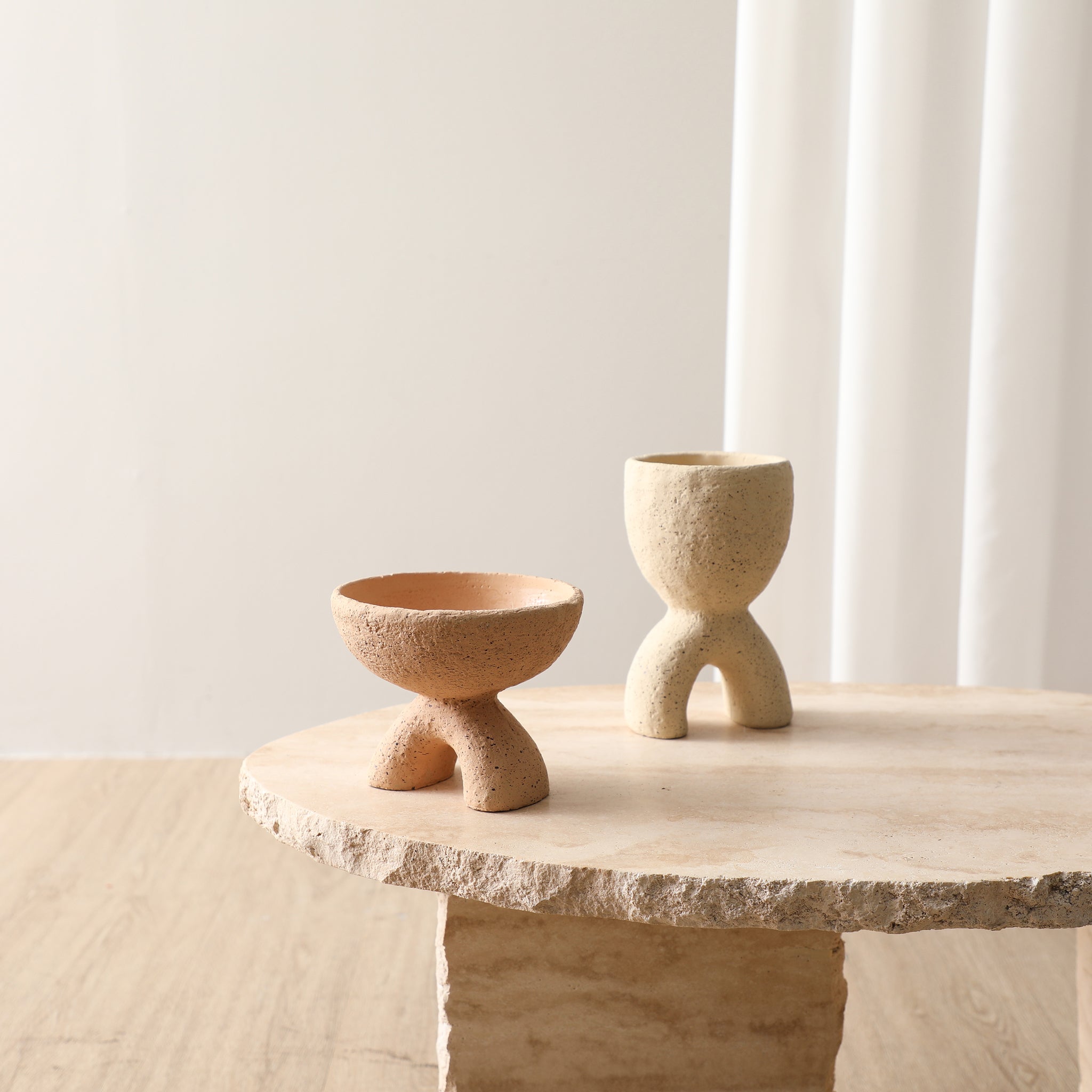 Coarse Grain Cement Pot A