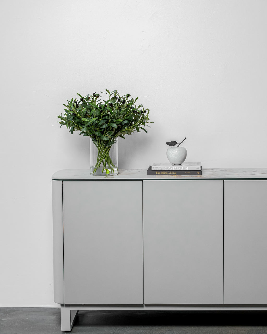 Carrara Sideboard Milan White Marble