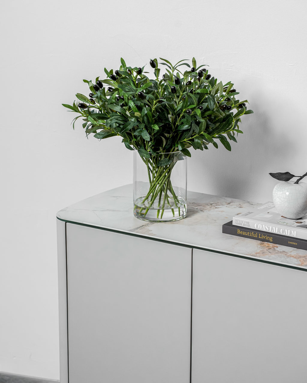 Carrara Sideboard Milan White Marble