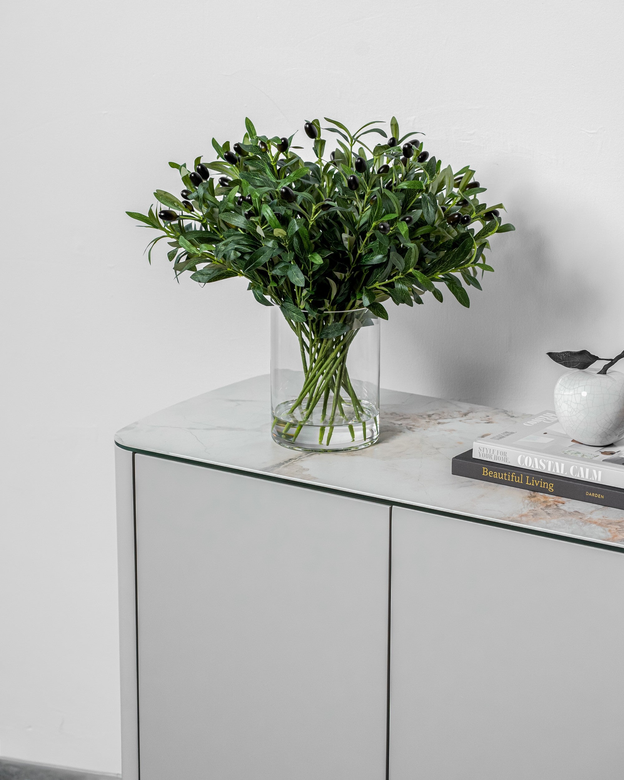 Carrara Sideboard Milan White Marble