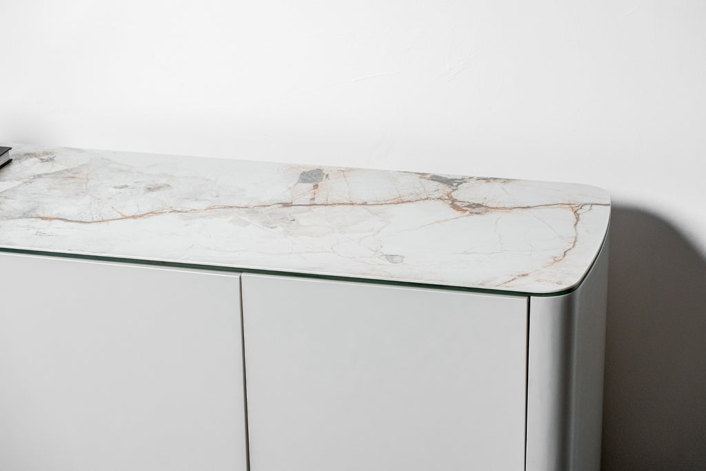 Carrara Sideboard Milan White Marble