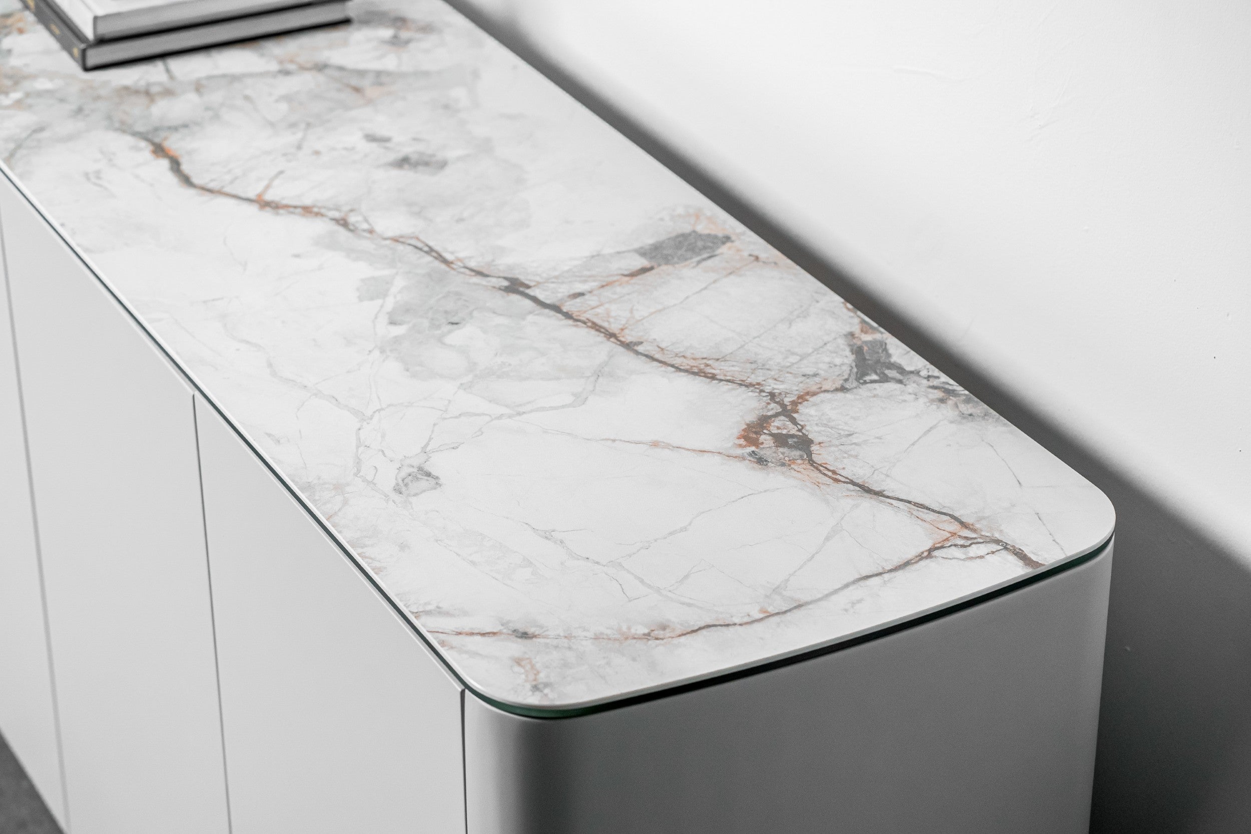 Carrara Sideboard Milan White Marble