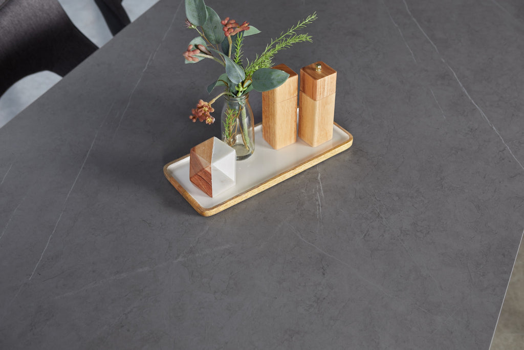 Grandeur Large Dining Table Cement Ceramic
