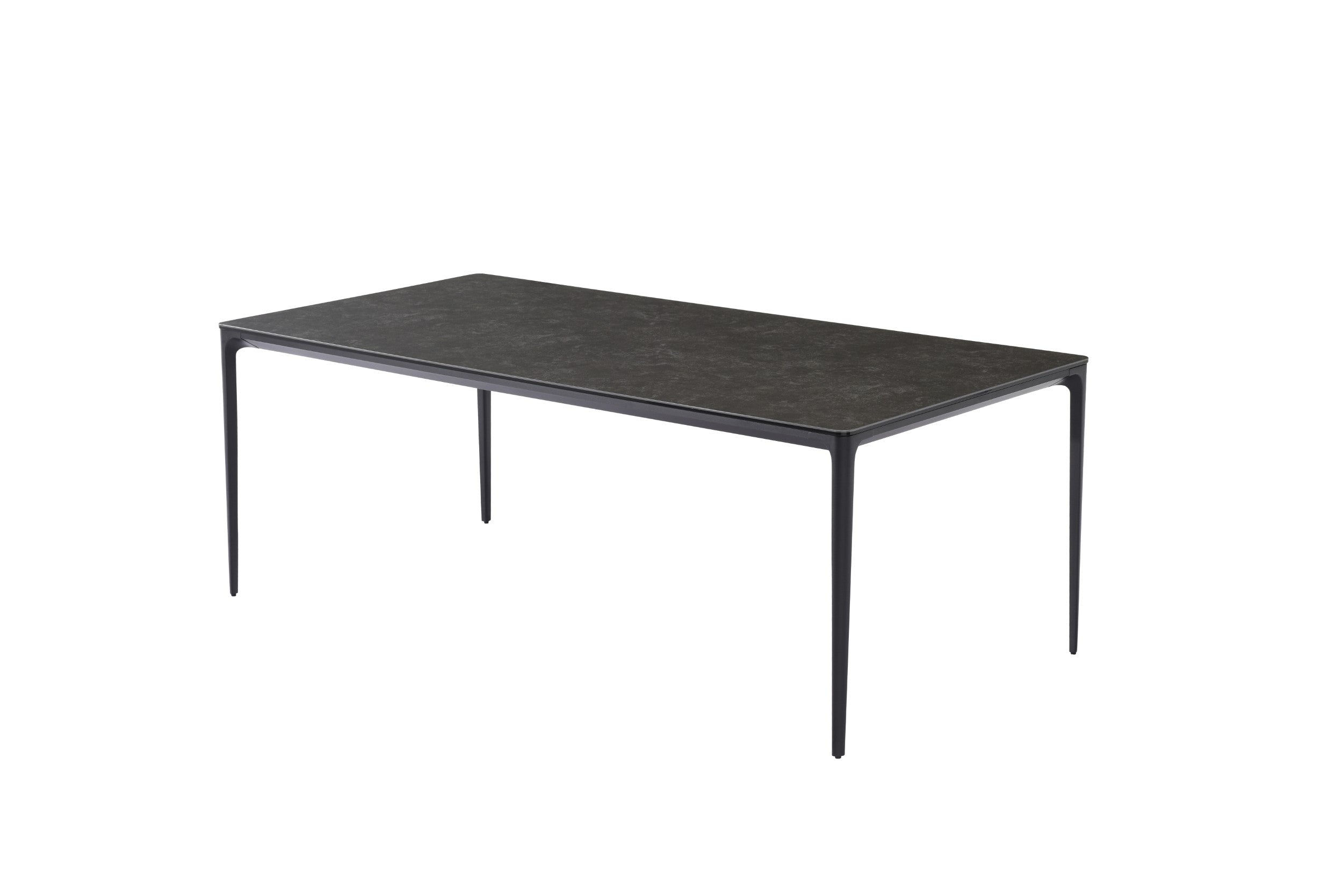 Grandeur Large Dining Table Grey Stone Ceramic