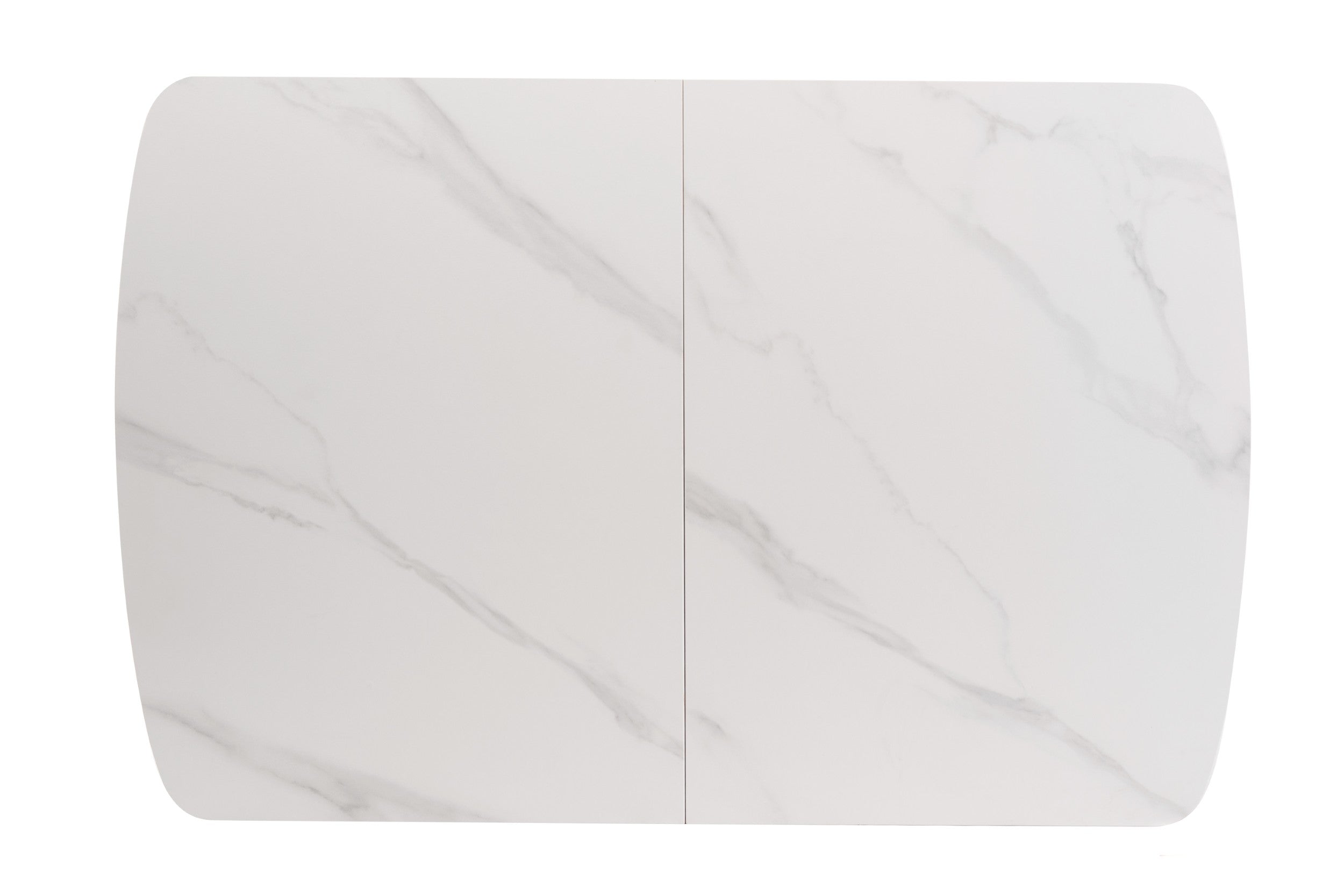 Bianca Extension Dining Table Snow White Ceramic