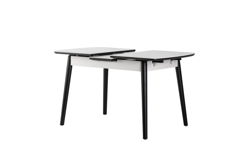 Bianca Extension Dining Table Snow White Ceramic