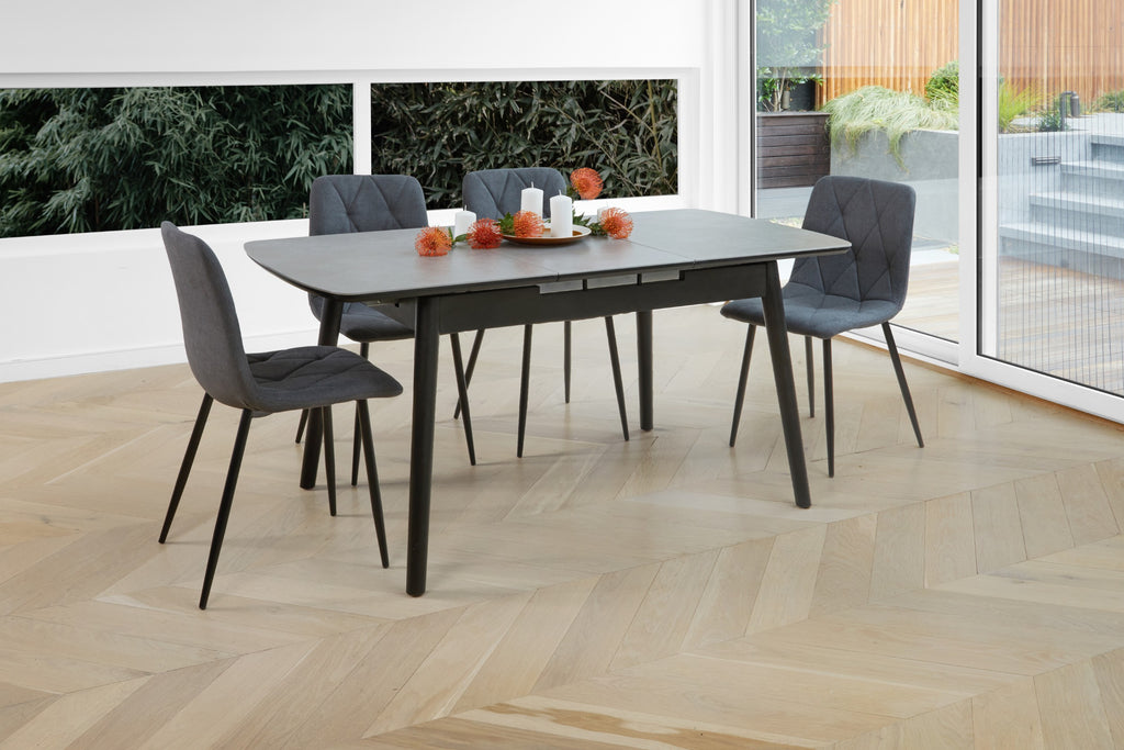 Bianca Extension Dining Table Greystone Ceramic