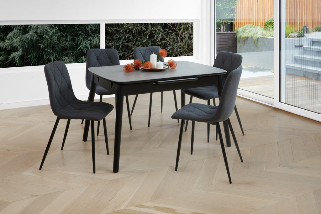 Bianca Extension Dining Table Greystone Ceramic