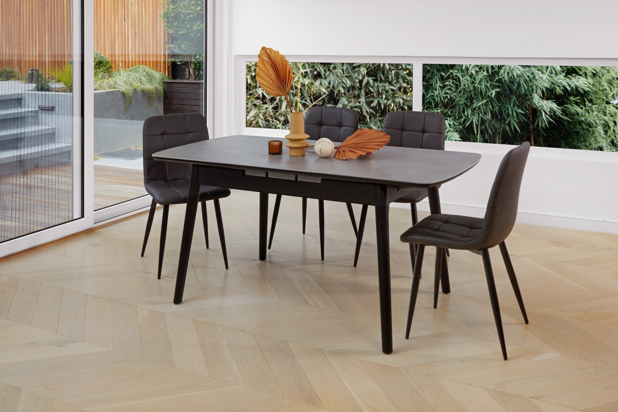 Bianca Extension Dining Table Greystone Ceramic