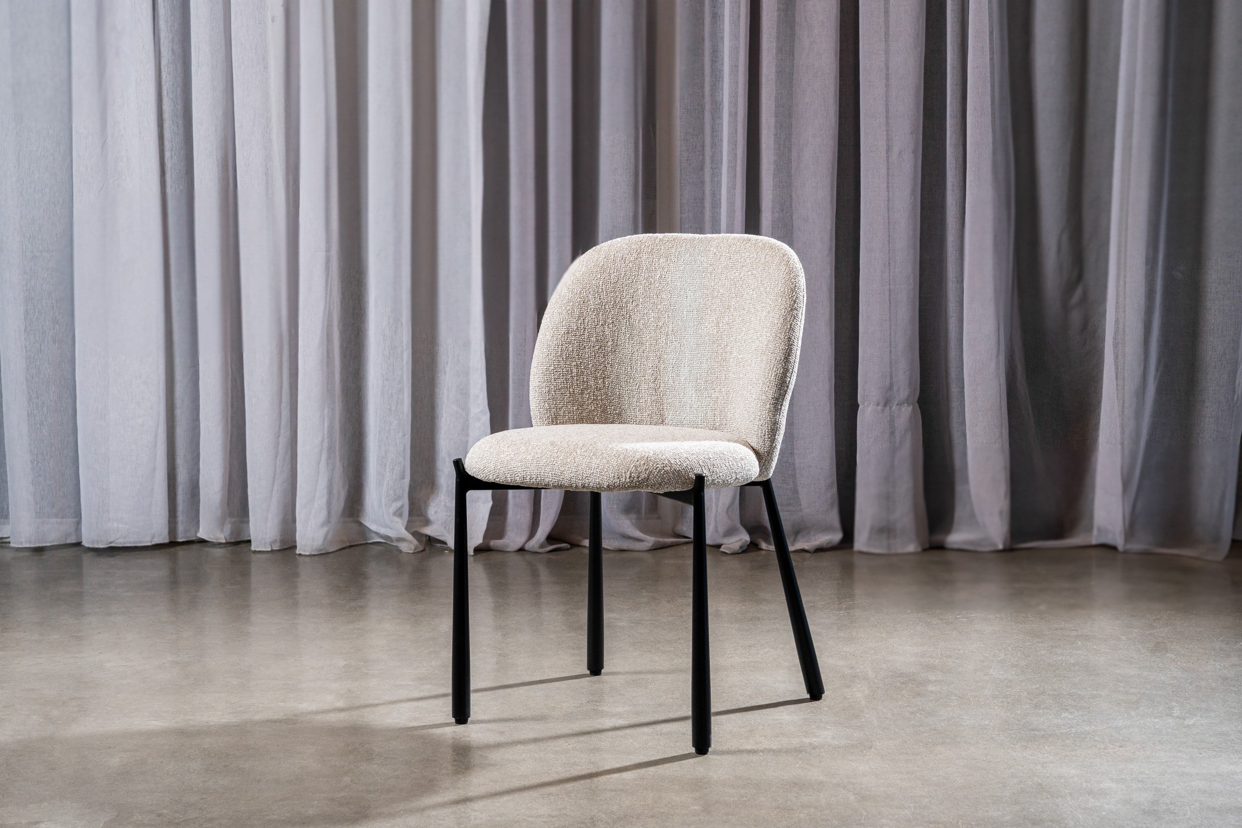 Oyster Dining Chair Sand  (Set of 2)