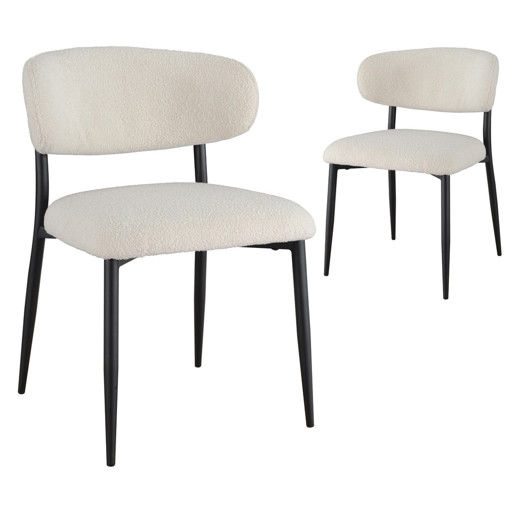 Avorio Dining Chair Off White (Set of 2)