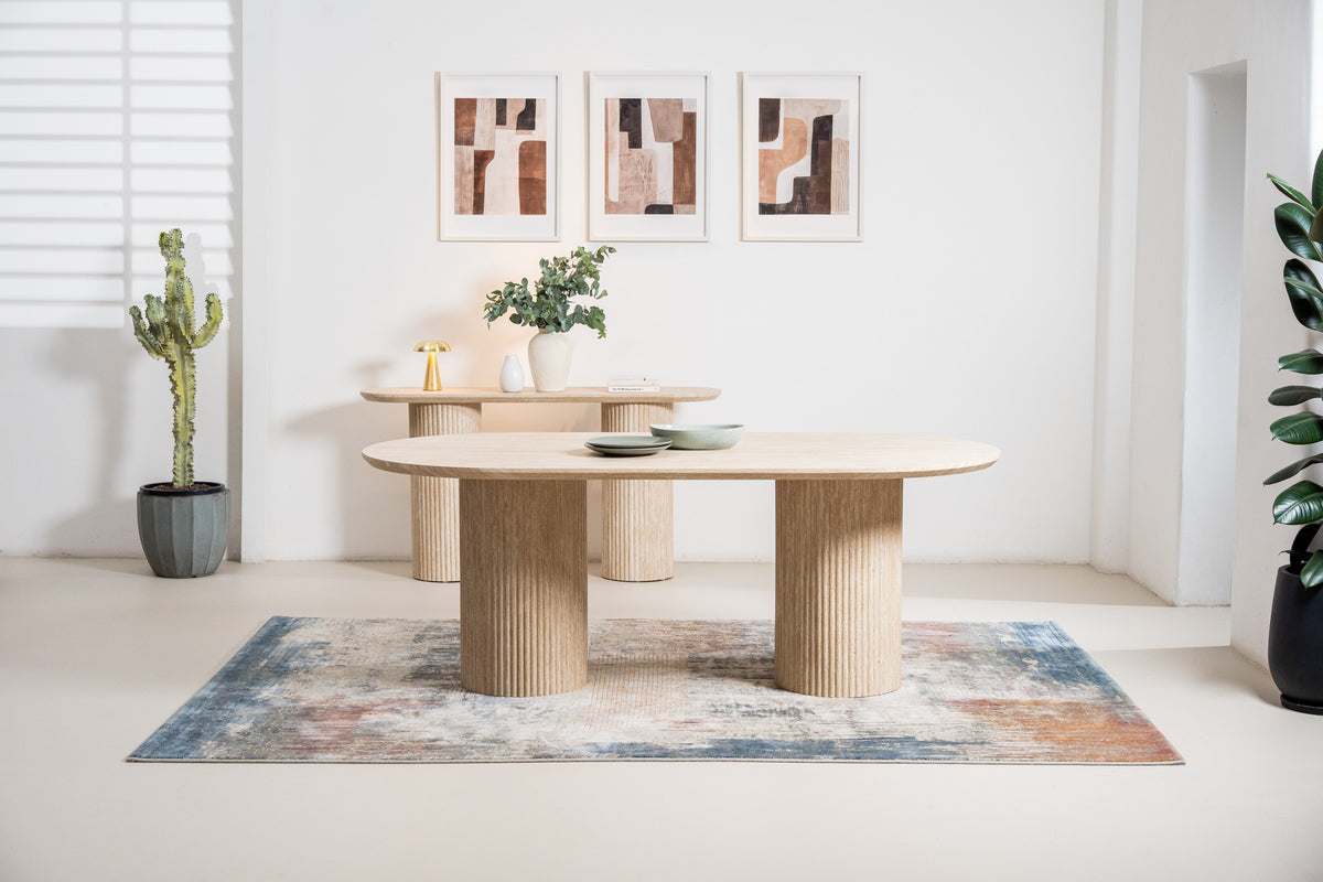 Milessa Console Table Limestone