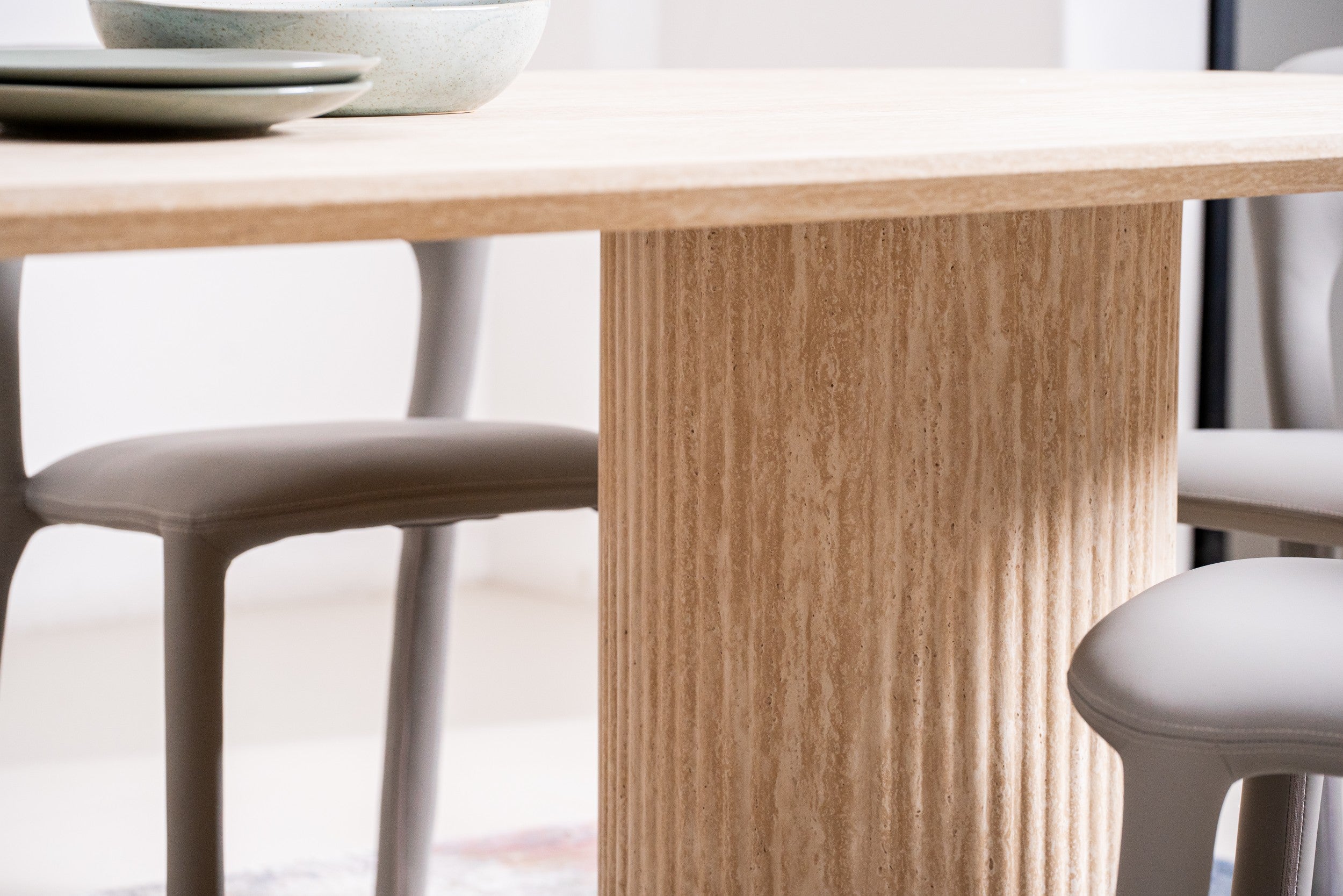 Limeston Dining Table Limestone