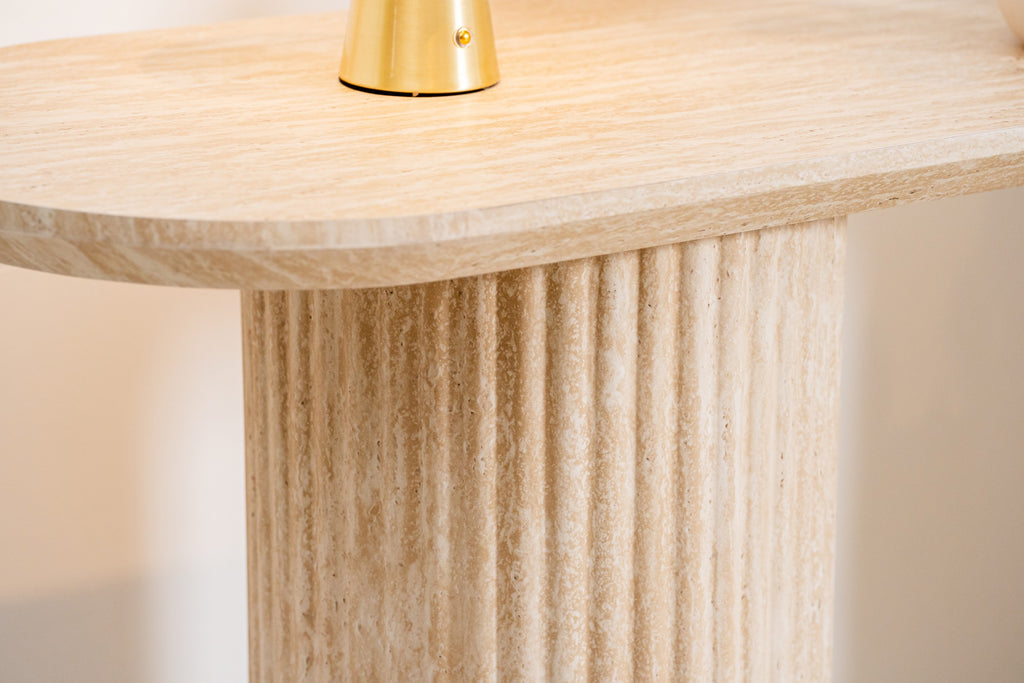 Limeston Console Table Limestone