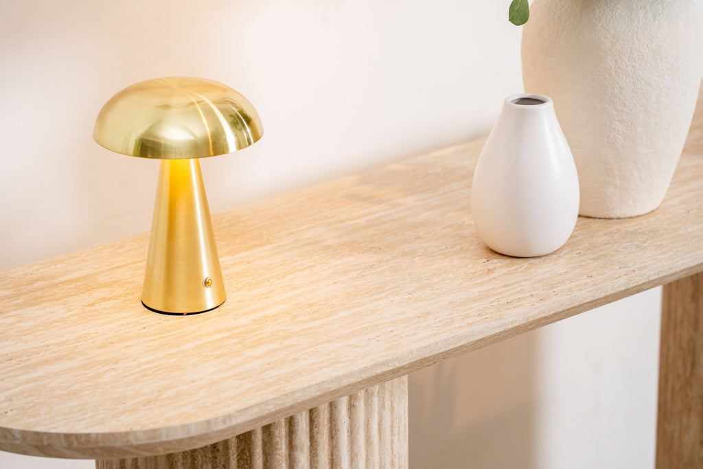 Limeston Console Table Limestone