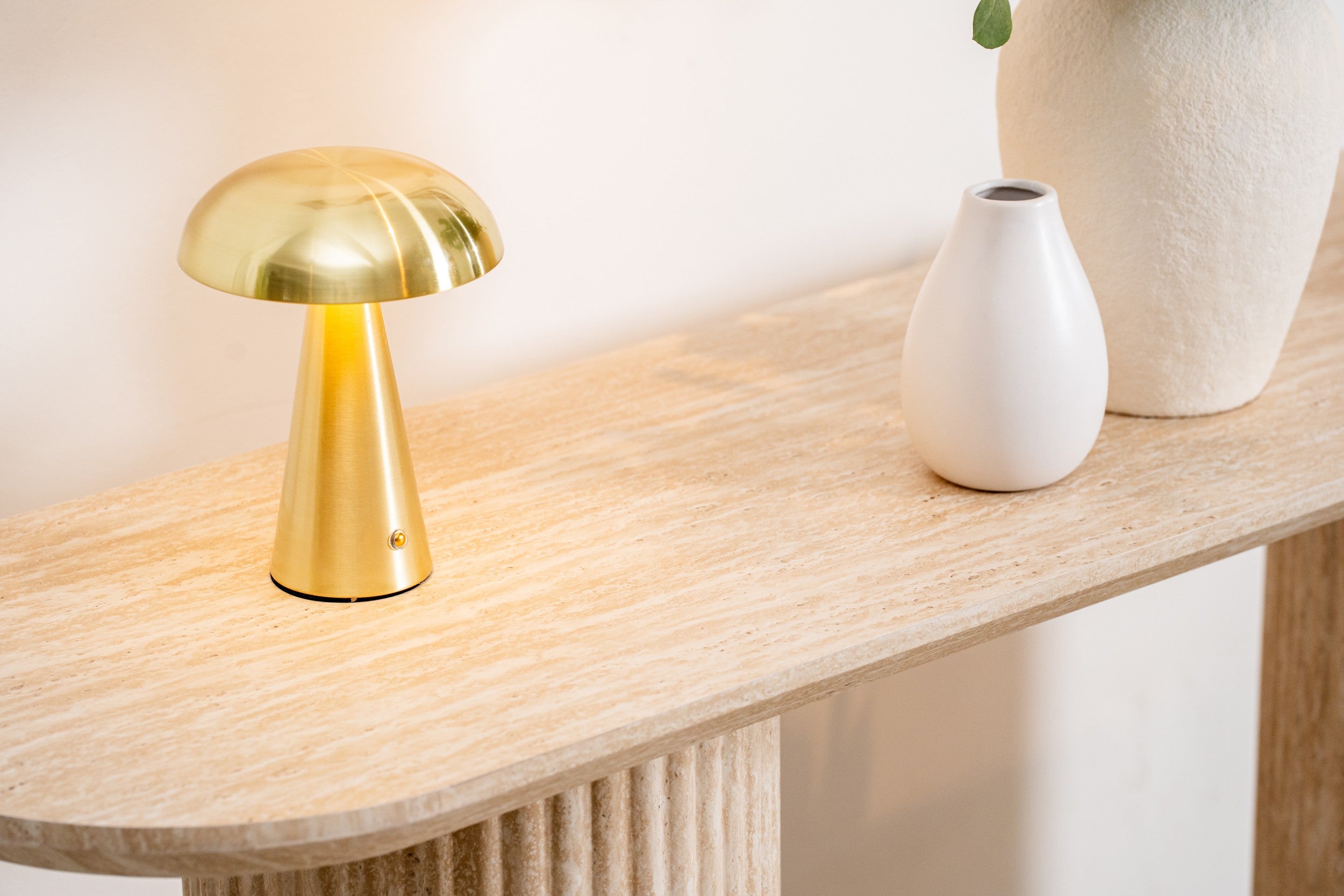 Limeston Console Table Limestone