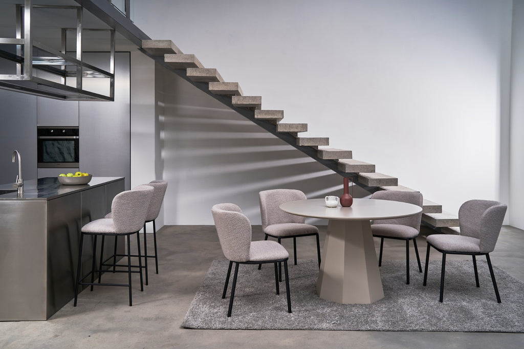 Canvas Dining Table Putty