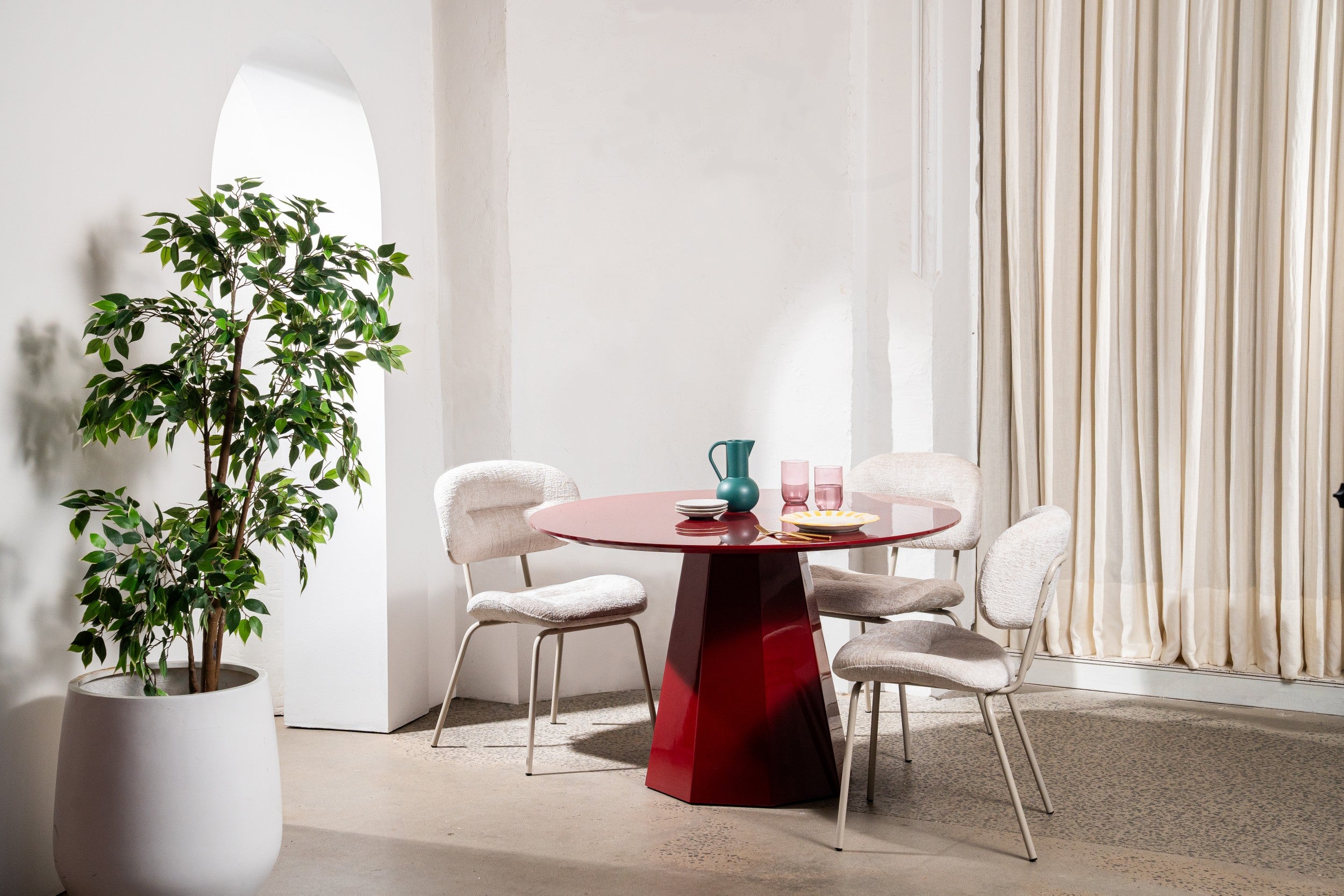 Canvas Dining Table Wine