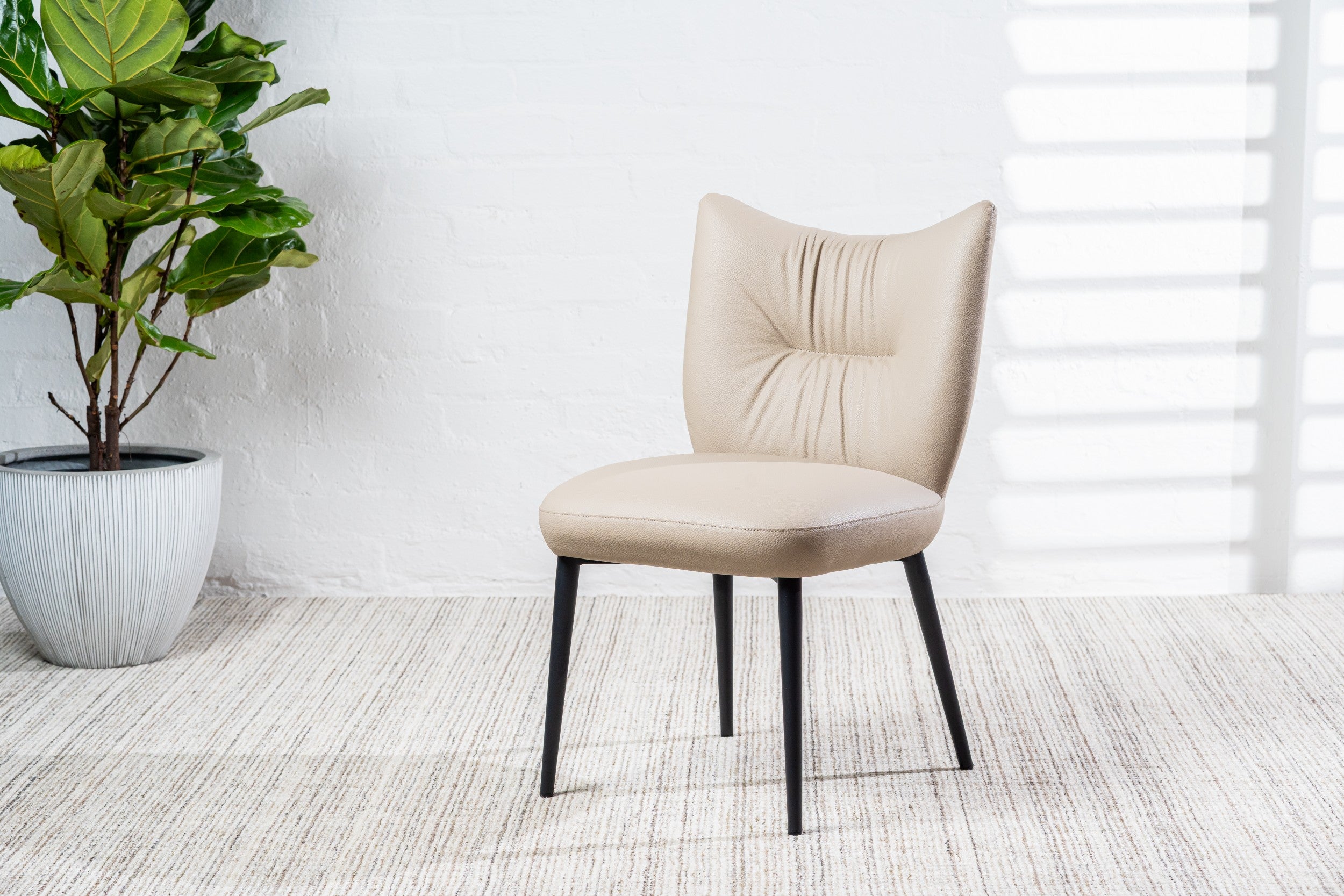 Moderno Dining Chair Beige (Set of 2)