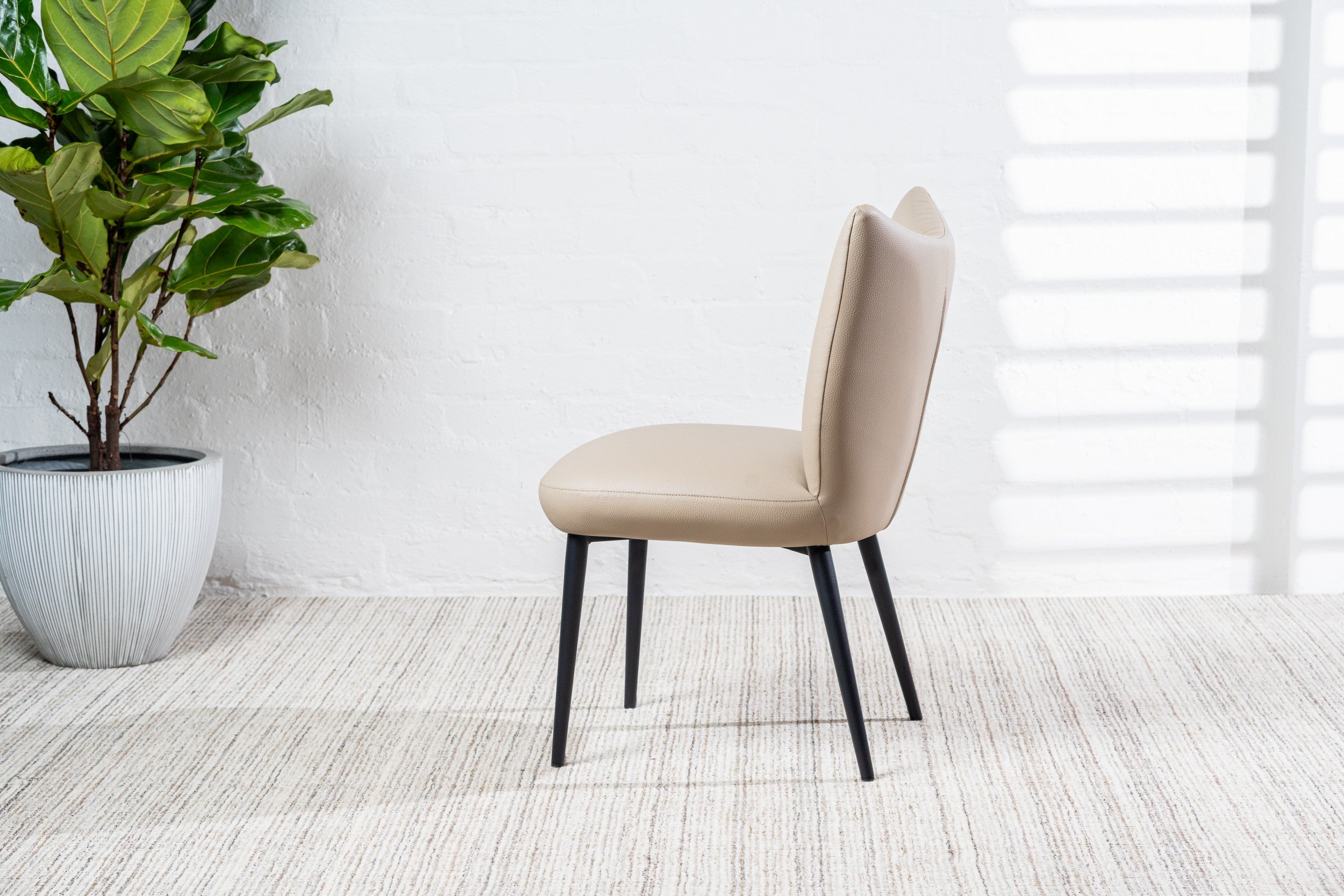 Moderno Dining Chair Beige (Set of 2)