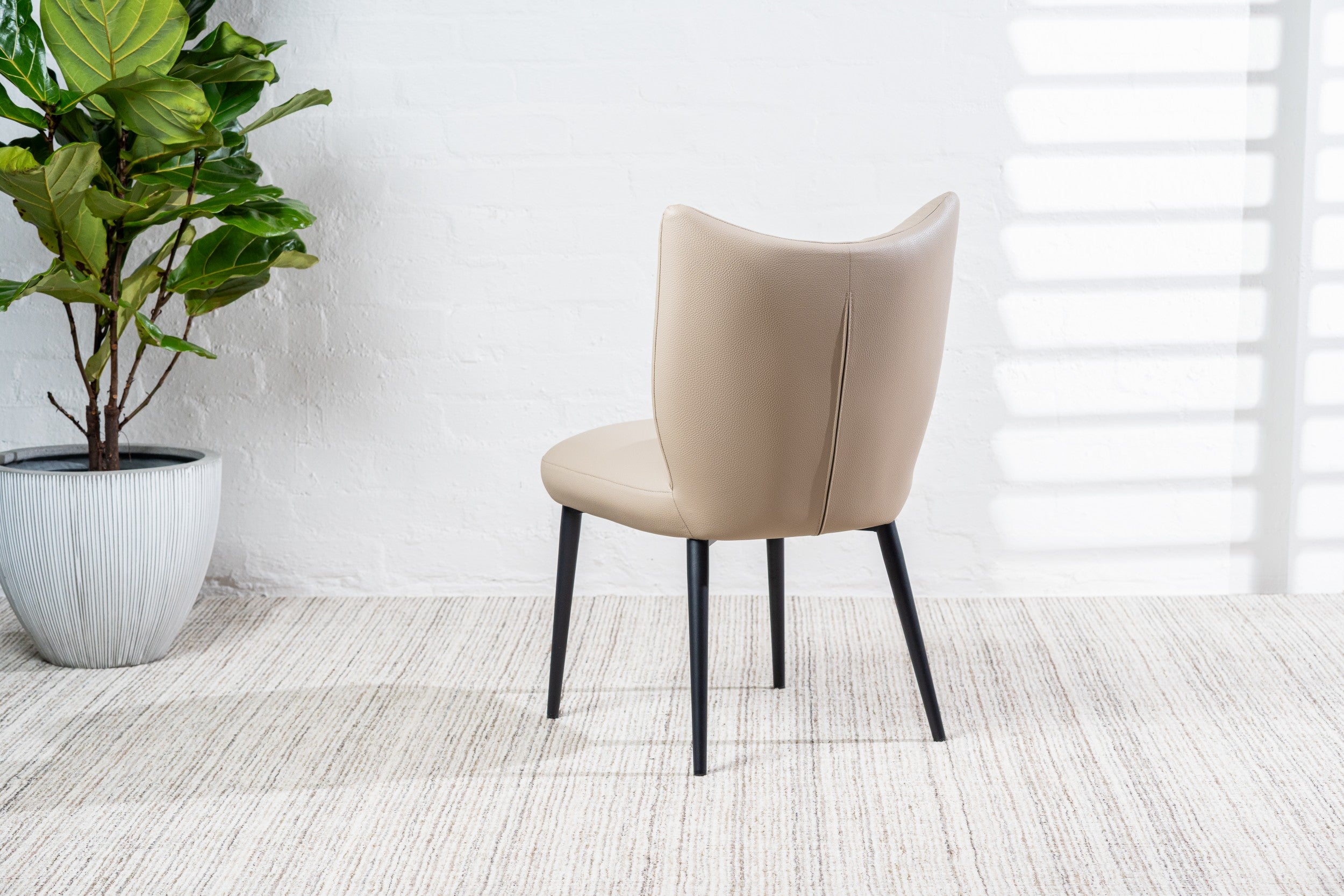 Moderno Dining Chair Beige (Set of 2)