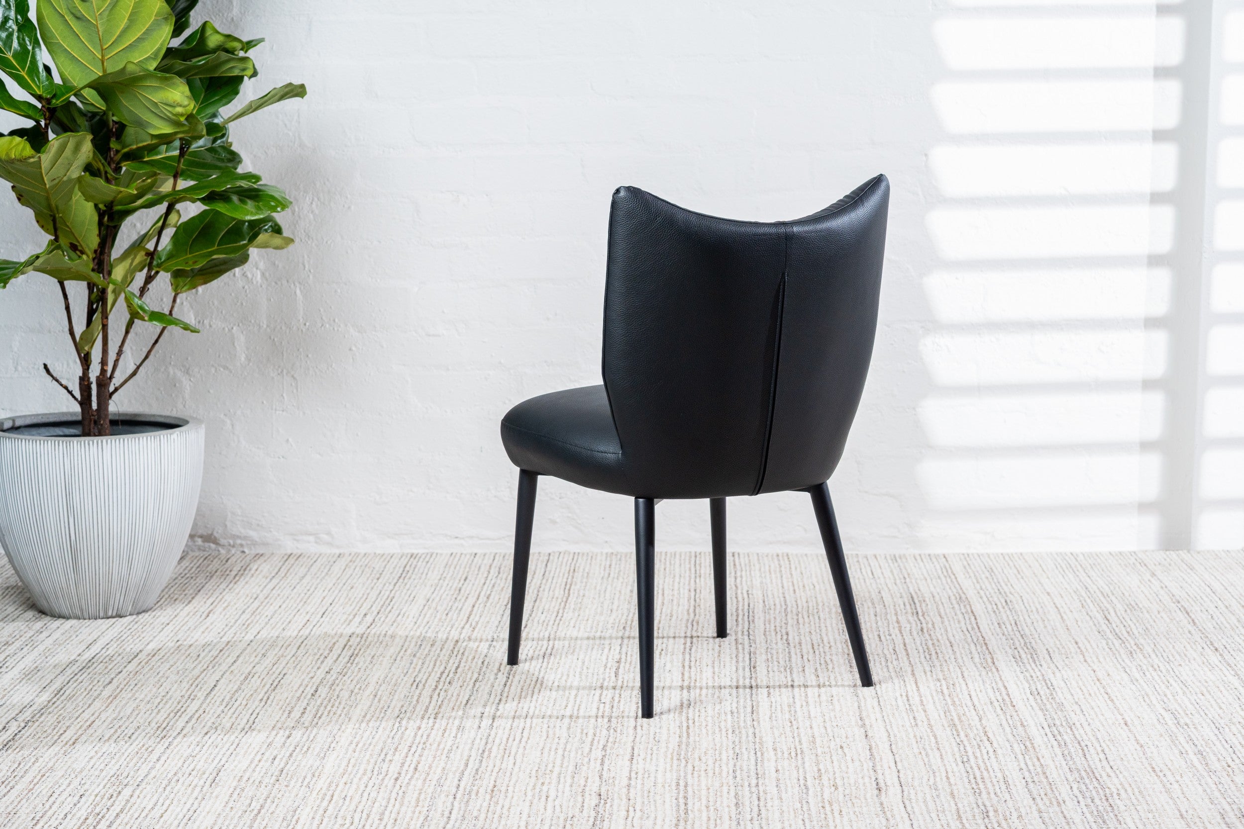 Moderno Dining Chair Black (Set of 2)