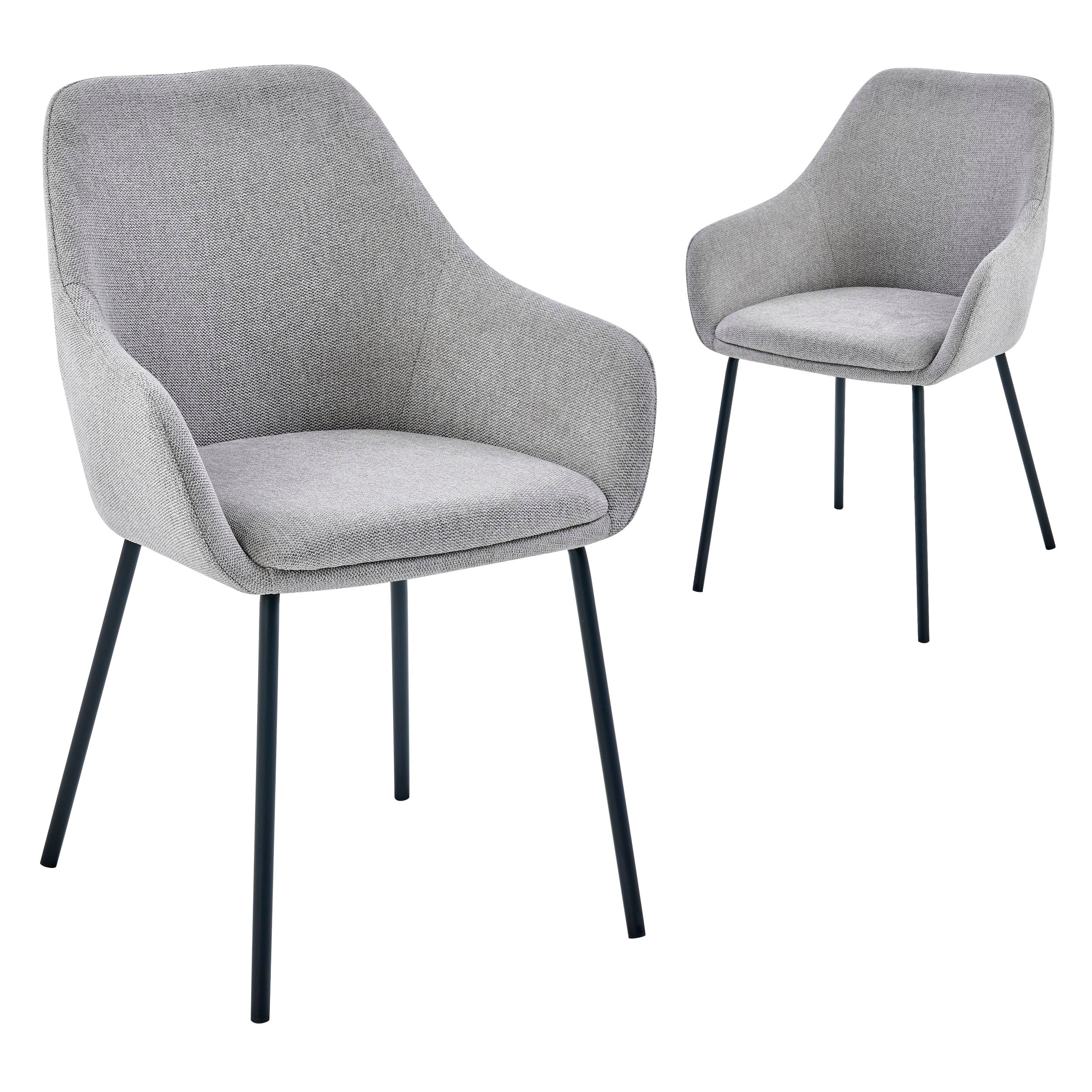 Napa Dining Chair Grey (Set of 2)