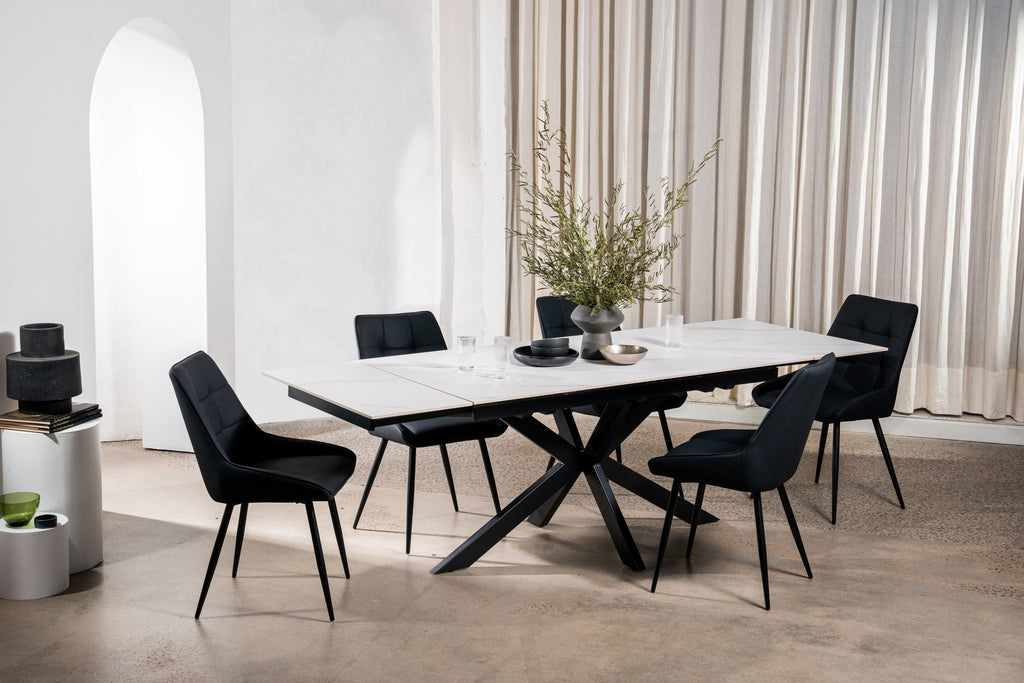 Ruvello Dining Chair Black (Set of 4)