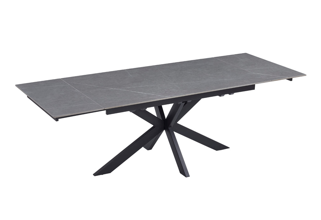 Nordica Extension Dining Table Bulgarian Grey Ceramic