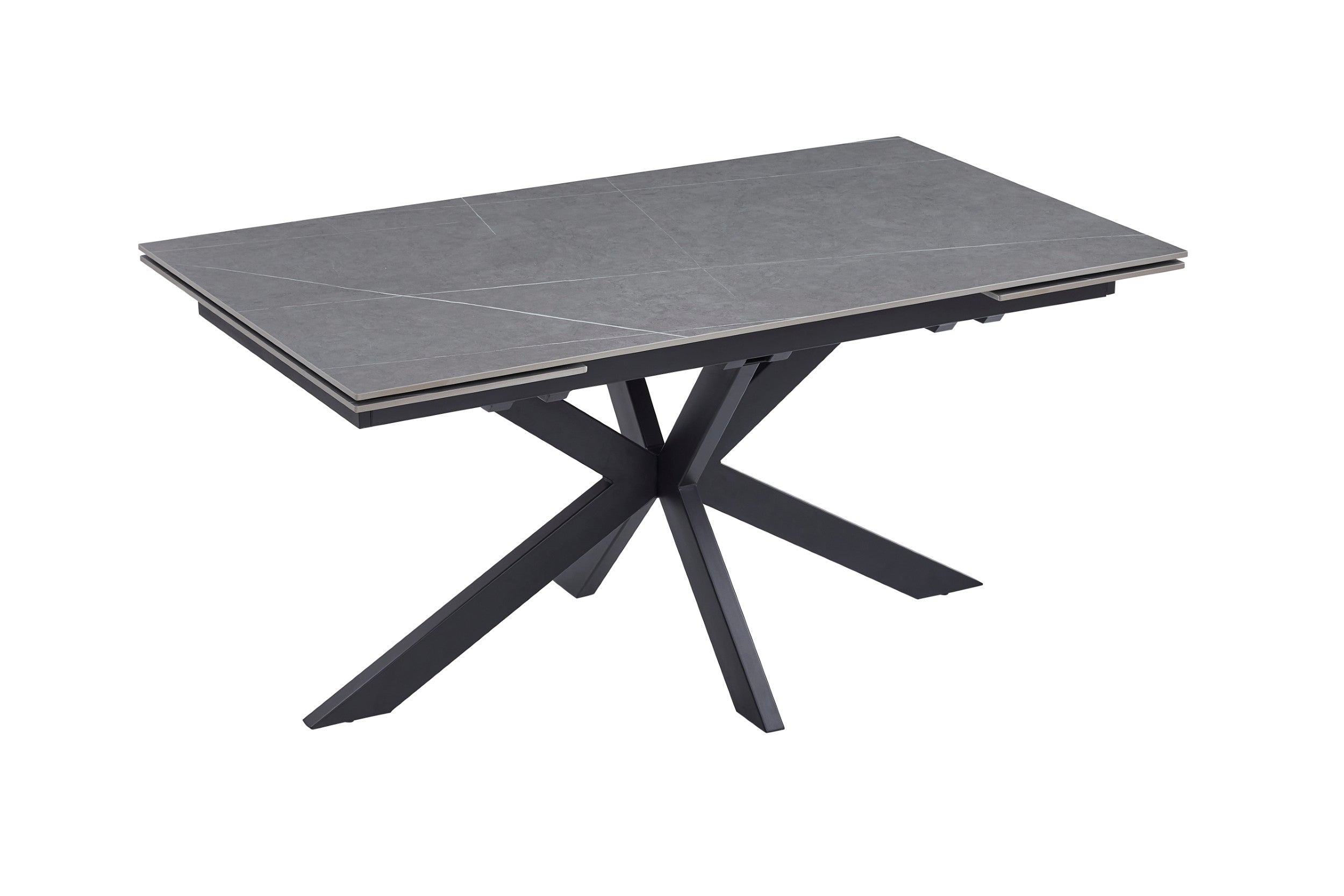 Nordica Extension Dining Table Bulgarian Grey Ceramic