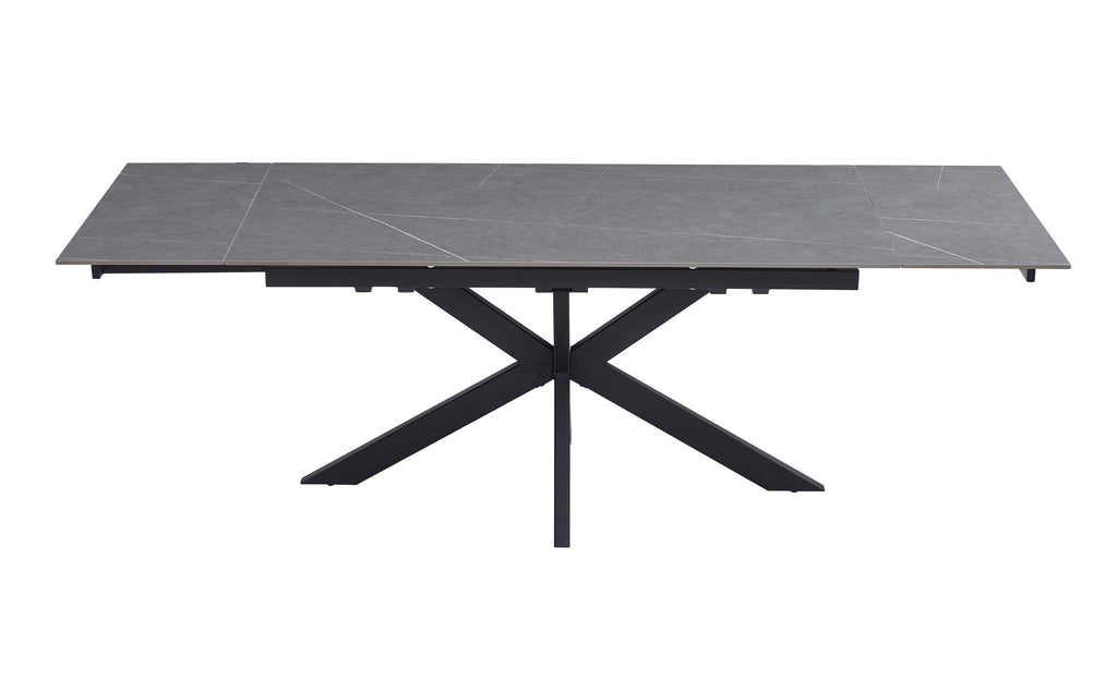 Nordica Extension Dining Table Bulgarian Grey Ceramic