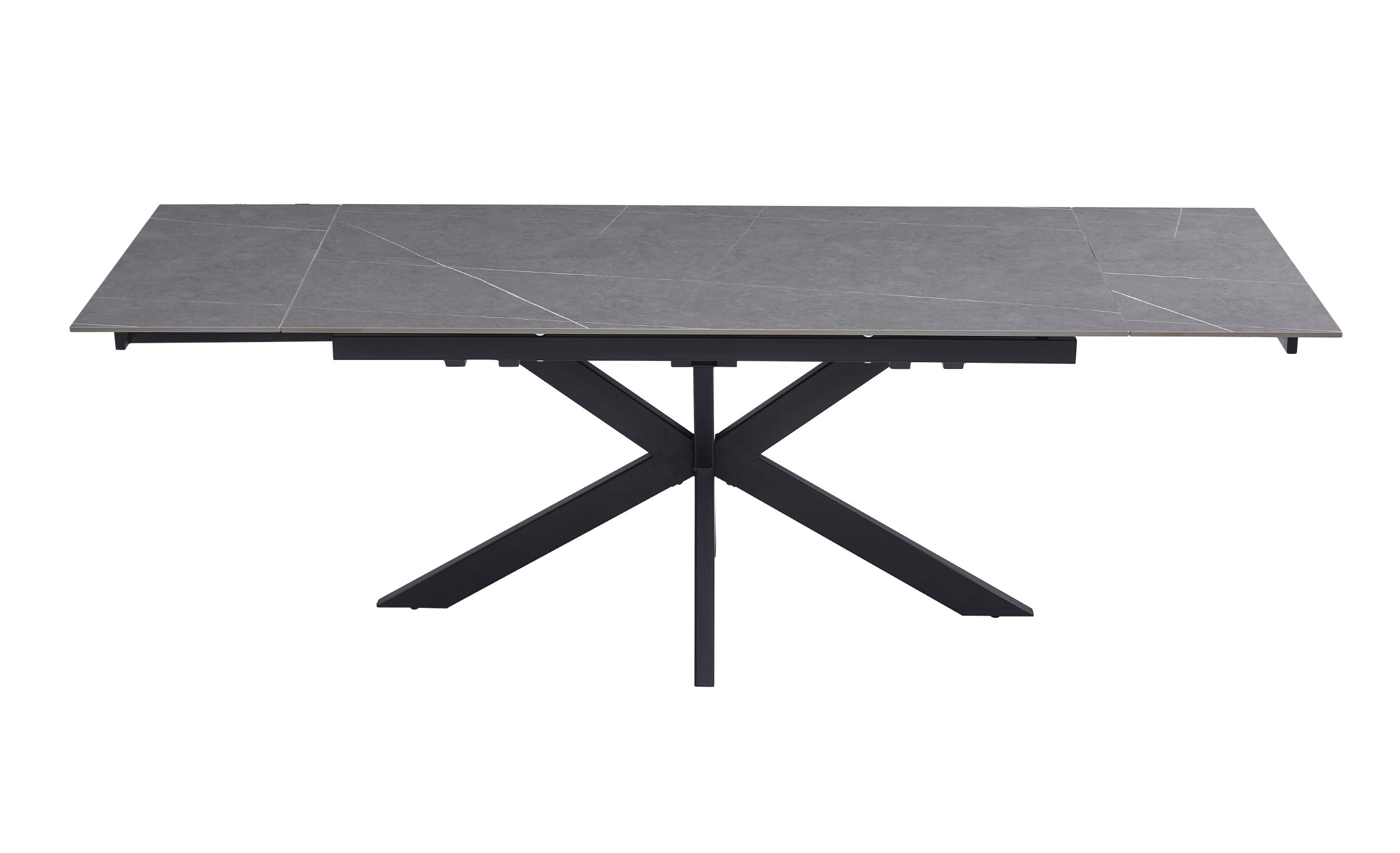 Nordica Extension Dining Table Bulgarian Grey Ceramic
