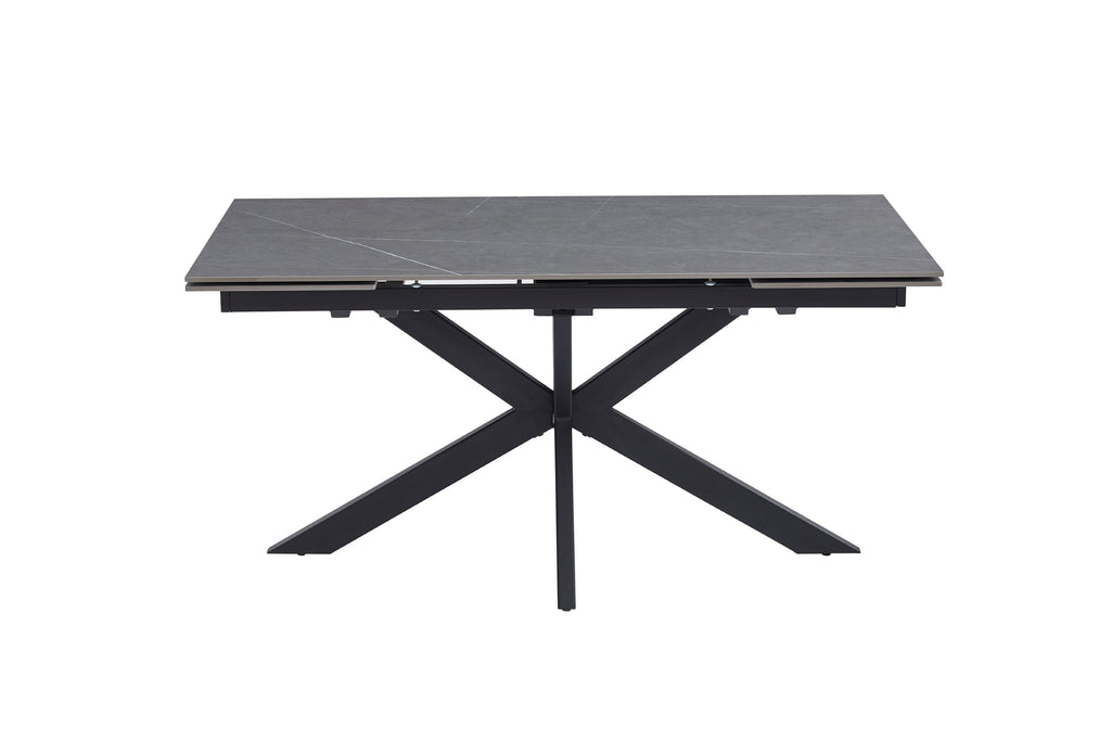 Nordica Extension Dining Table Bulgarian Grey Ceramic