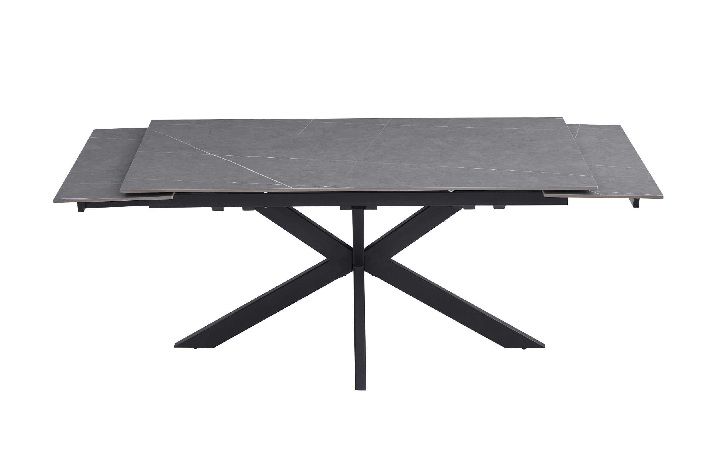 Nordica Extension Dining Table Bulgarian Grey Ceramic