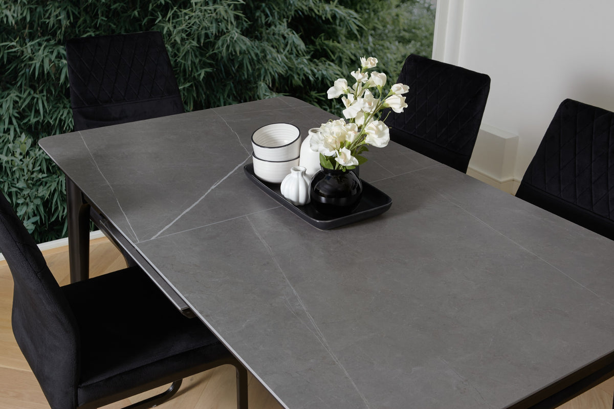 Nivara Extension Dining Table Bulgarian Grey