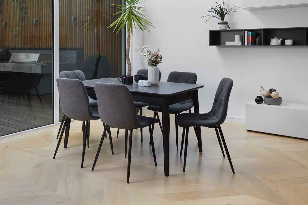 Nivara Extension Dining Table Bulgarian Grey