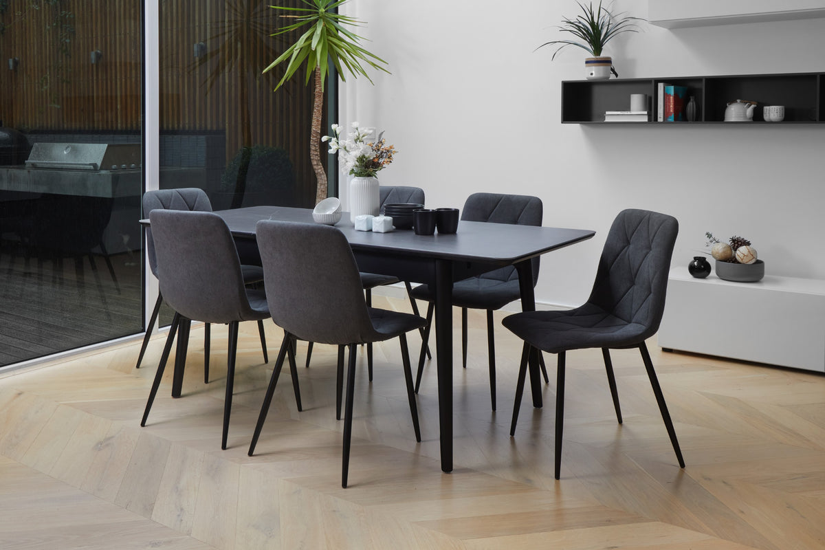 Nivara Extension Dining Table Bulgarian Grey