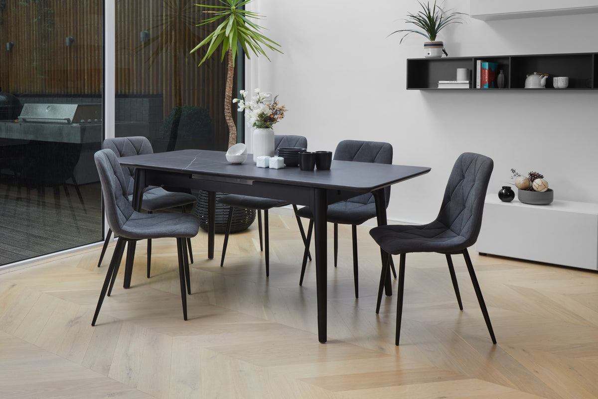 Nivara Extension Dining Table Bulgarian Grey
