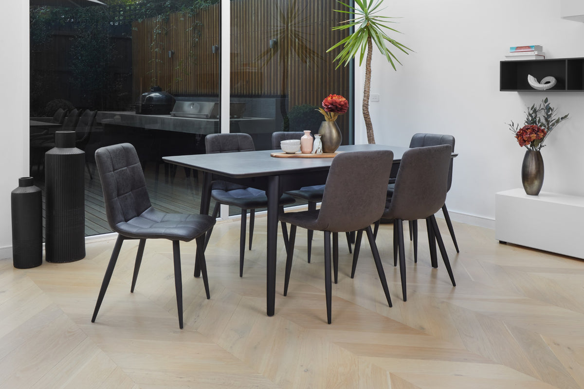 Nivara Extension Dining Table Bulgarian Grey