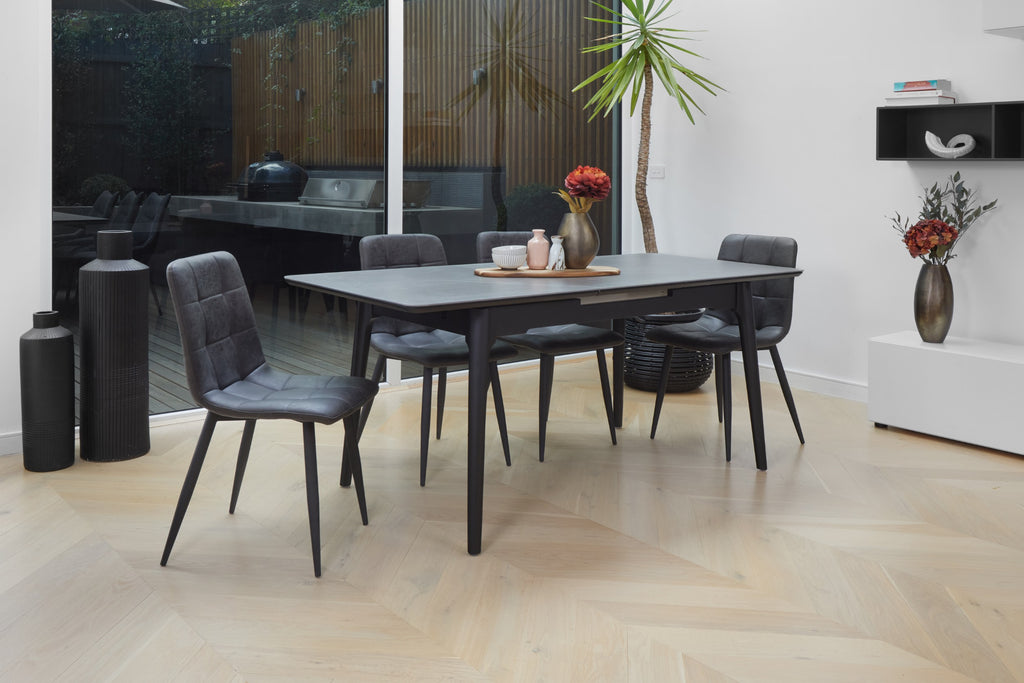 Nivara Extension Dining Table Bulgarian Grey