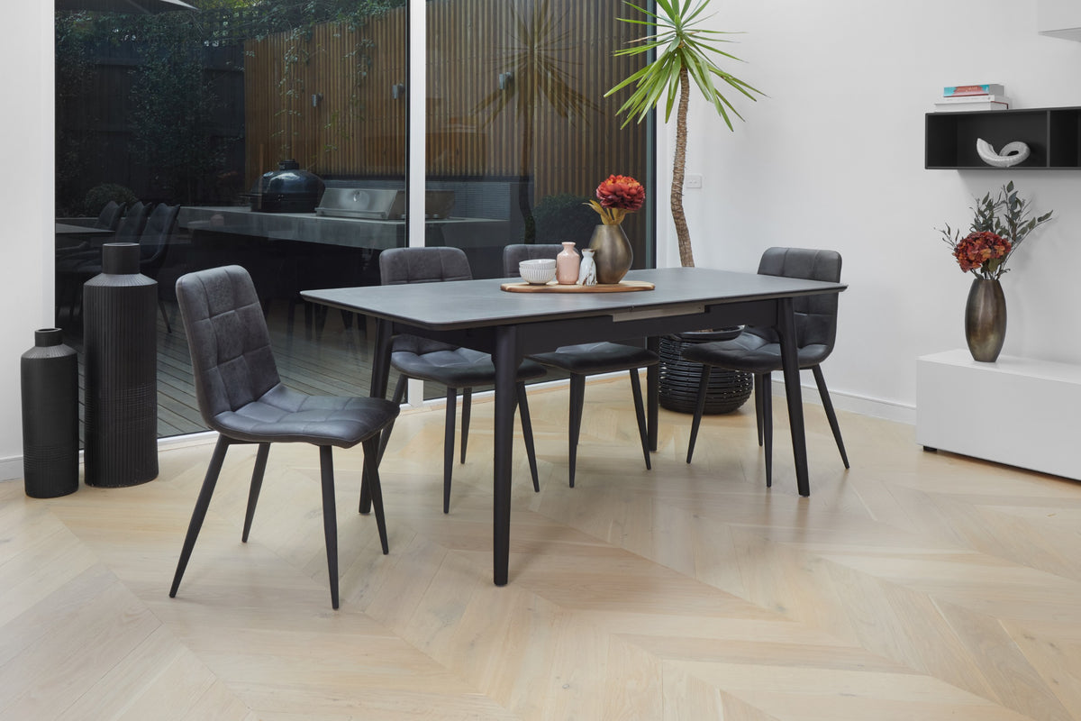 Nivara Extension Dining Table Bulgarian Grey