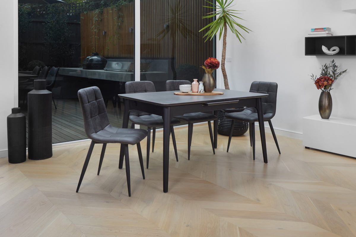 Nivara Extension Dining Table Bulgarian Grey