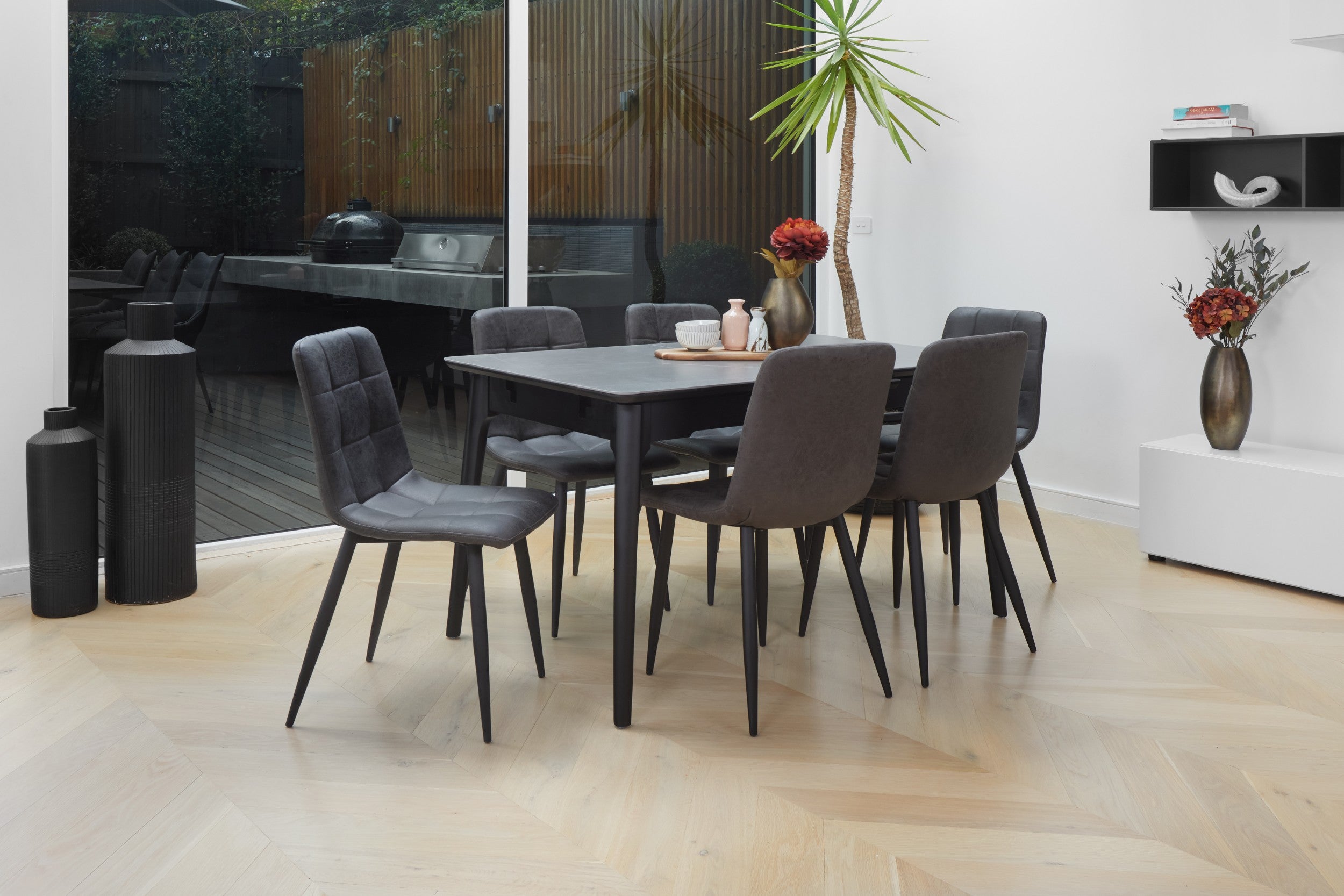 Graphen Extension Dining Table Bulgarian Grey