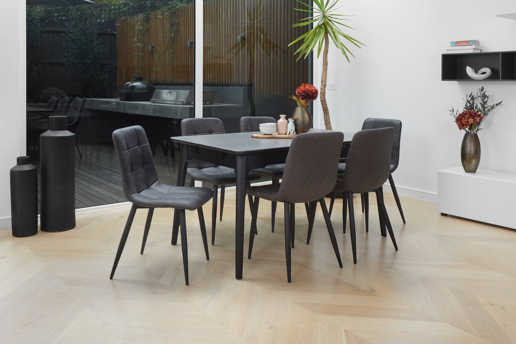 Nivara Extension Dining Table Bulgarian Grey