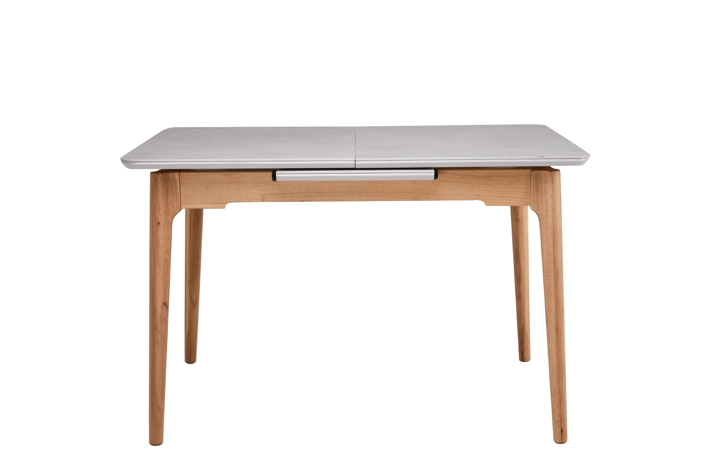 Boreal Extension Dining Table Light Grey Ceramic